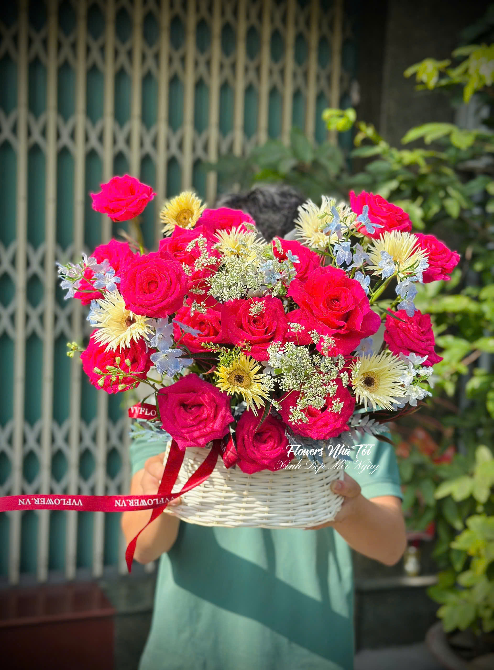 Giỏ Hoa Hồng PinkPloy 