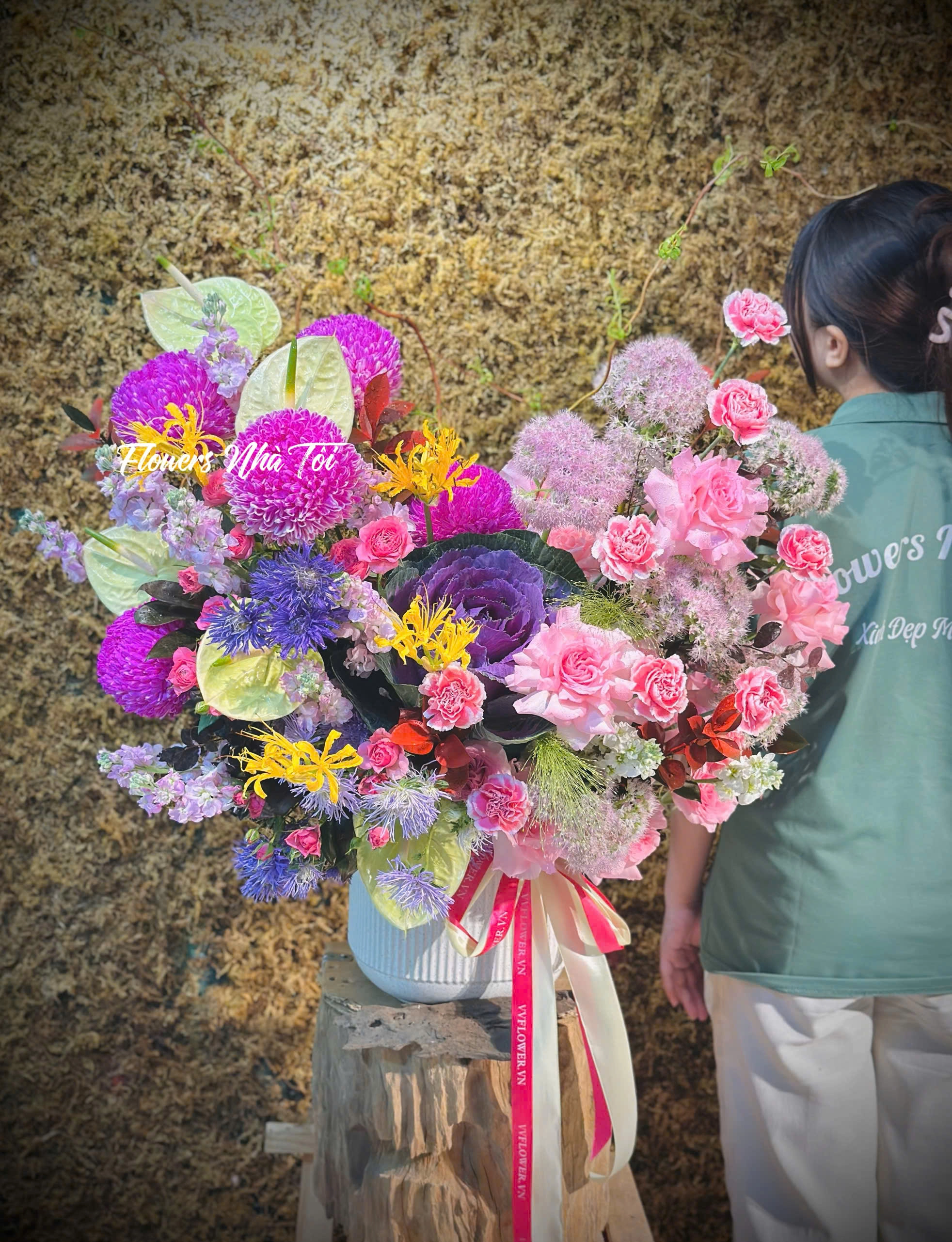 BÌNH HOA TƯƠI SANG TRỌNG